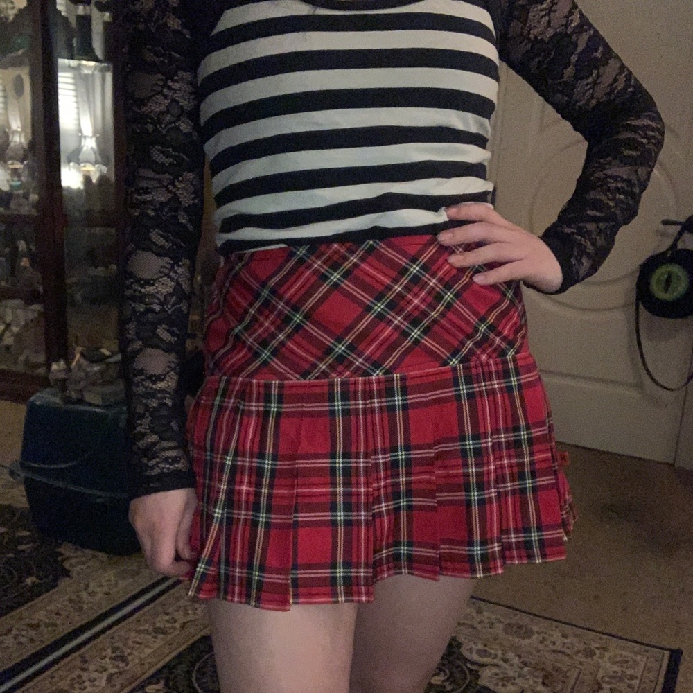 TRIPP NYC plaid skirt